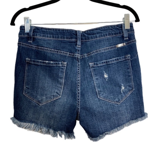 Kancan distressed mid rise short shorts - Picture 2 of 5